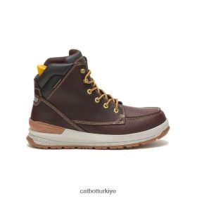Caterpillar Bot R08L457 Caterpillar erkekler darbeye dayanıklı iş botu keşiş kahverengi | iş botları