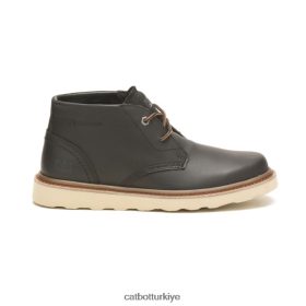 Caterpillar Türkiye R08L4181 Caterpillar erkekler Chukka Boot'u anlat siyah | gündelik çizmeler