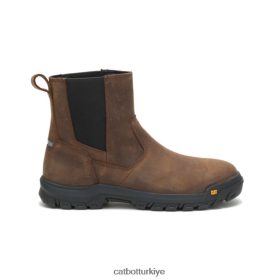 Caterpillar Türkiye R08L425 Caterpillar erkekler dingil mesafesi çelik burunlu iş botu kil | iş botları